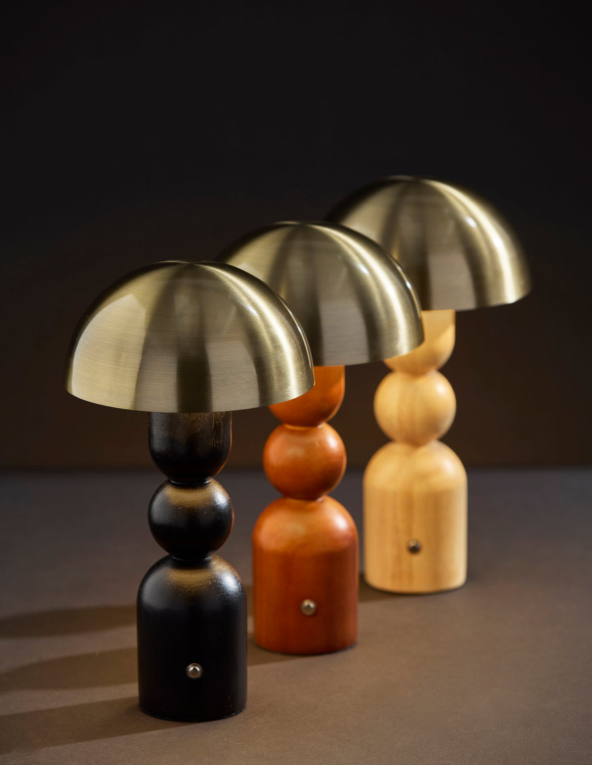 Connie LED Cordless Table Lamp- Black