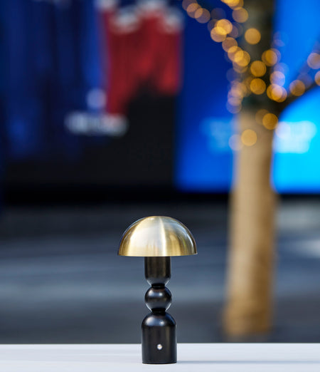 Connie LED Cordless Table Lamp- Black