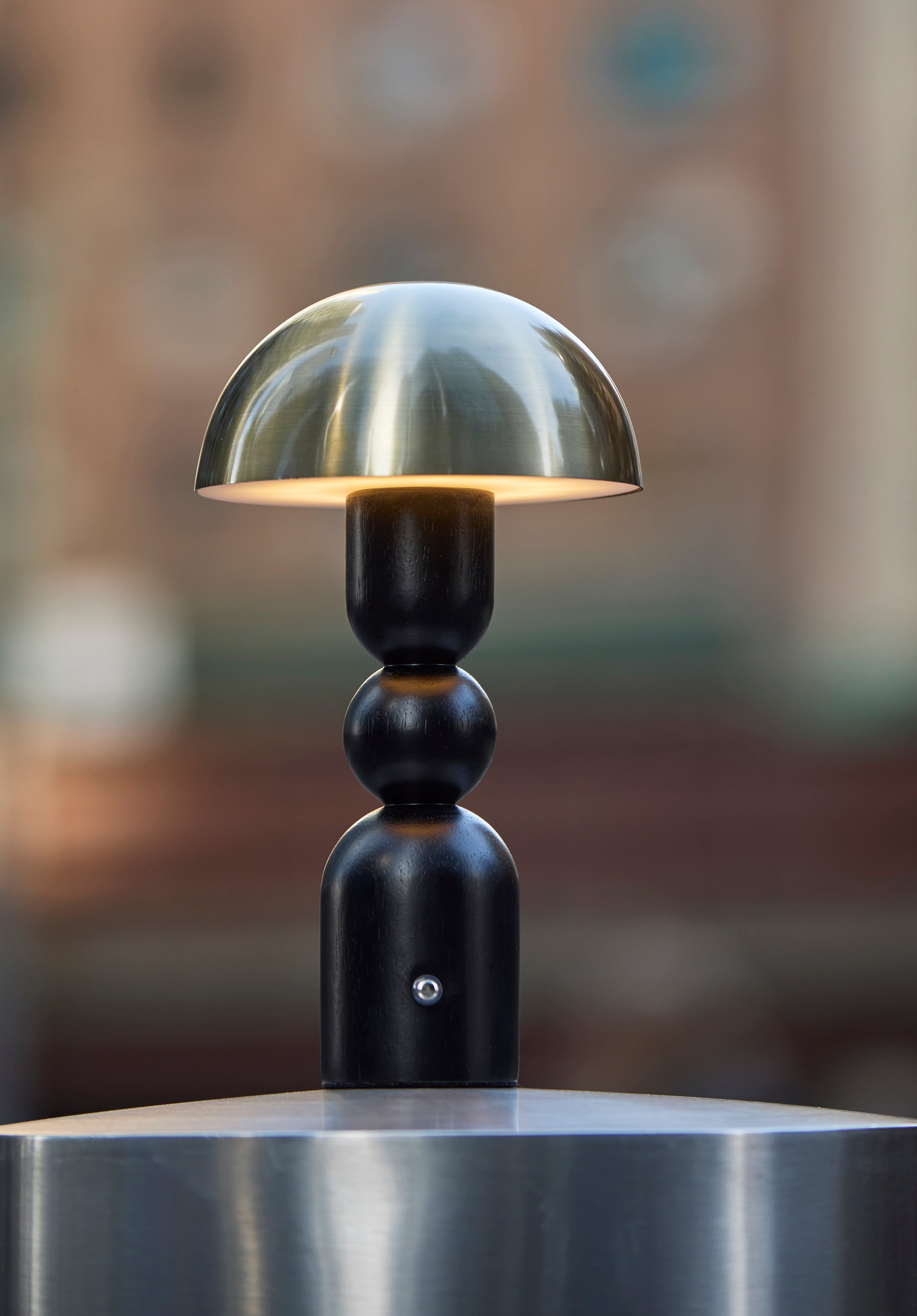 Connie LED Cordless Table Lamp- Black
