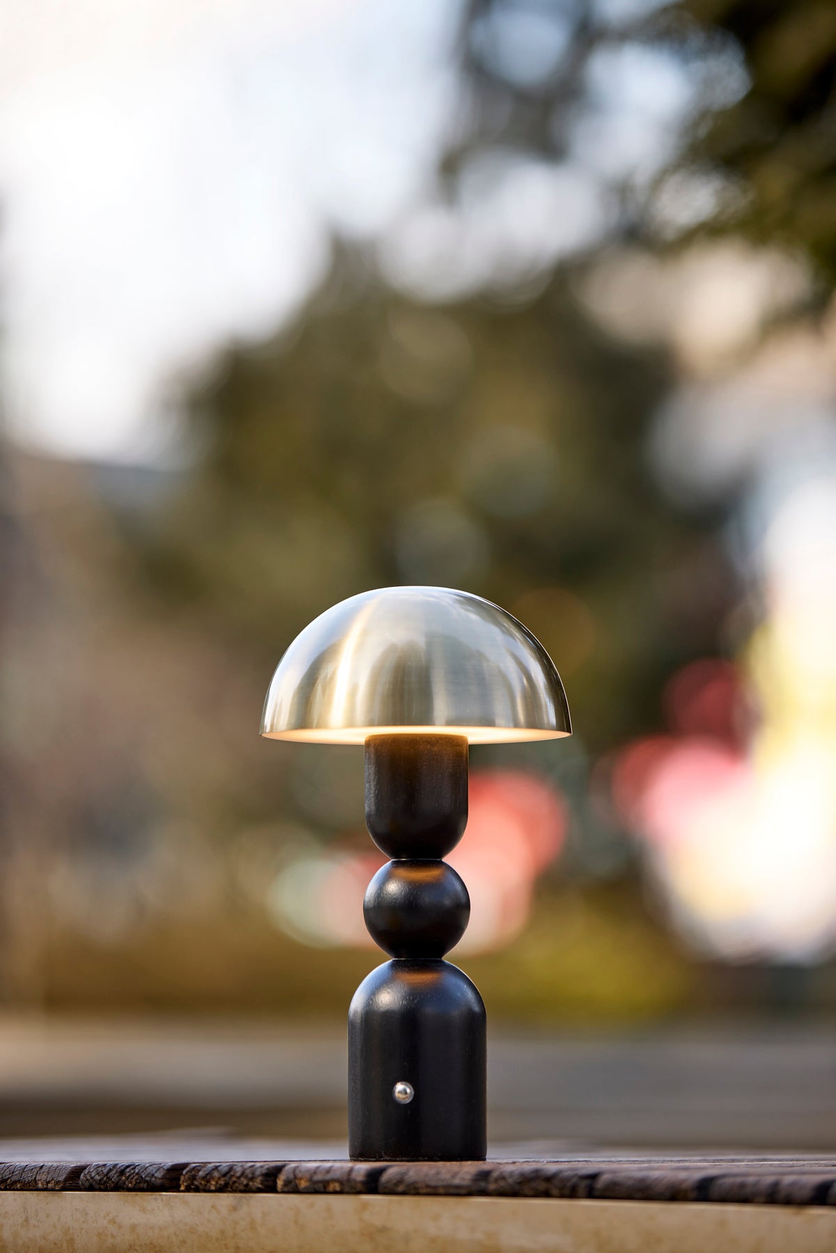 Connie LED Cordless Table Lamp- Black