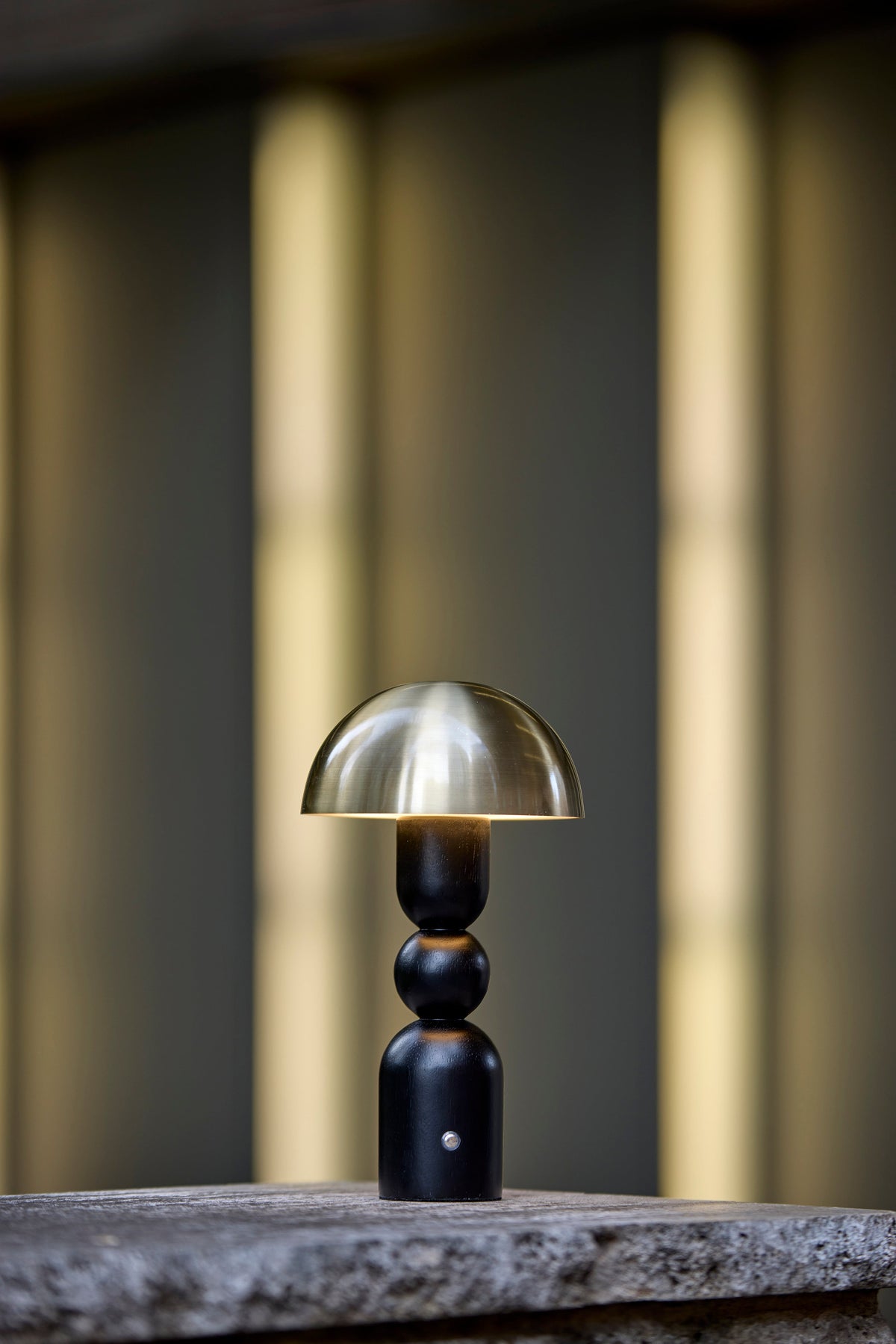Connie LED Cordless Table Lamp- Black