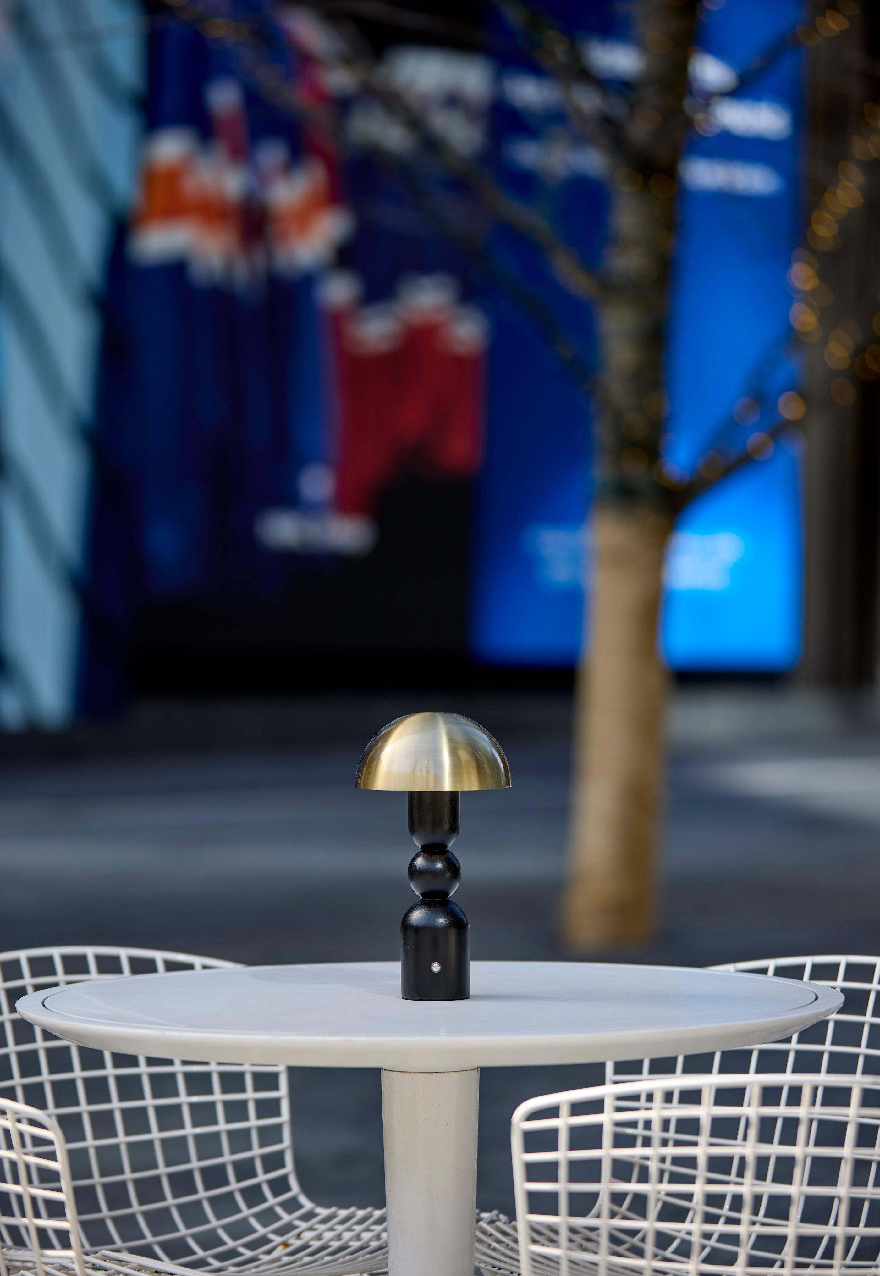 Connie LED Cordless Table Lamp- Black