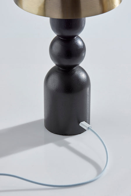Connie LED Cordless Table Lamp- Black