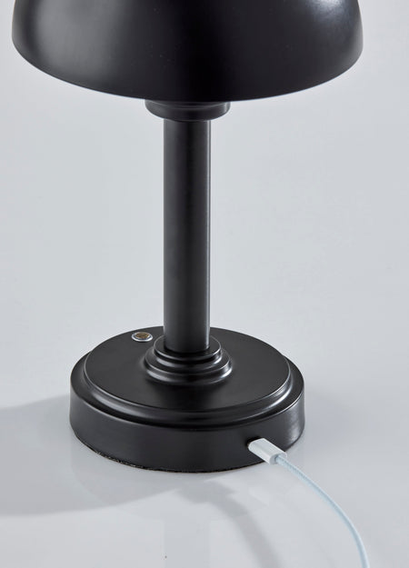 Ollie LED Cordless Table Lamp- Black