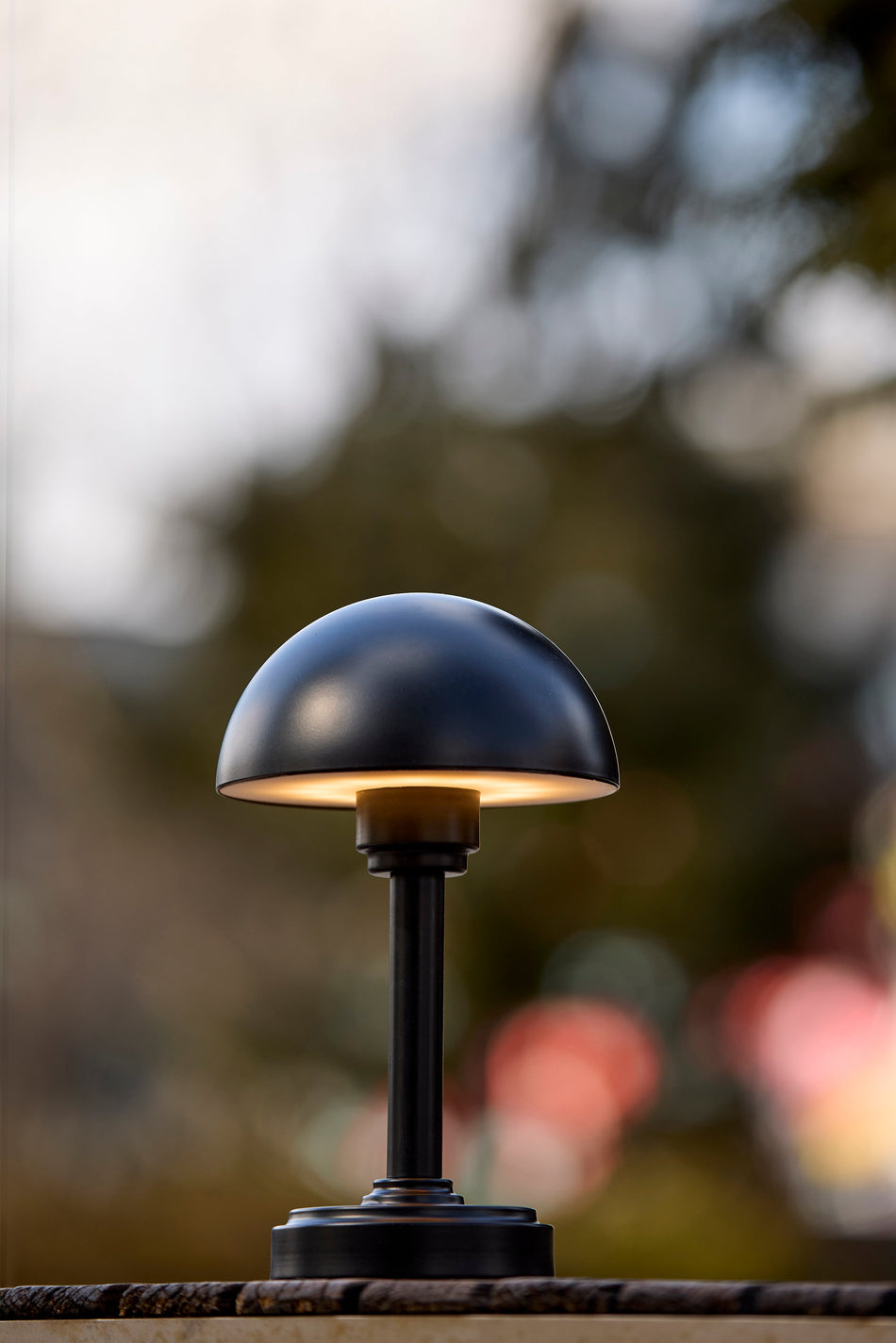 Ollie LED Cordless Table Lamp- Black