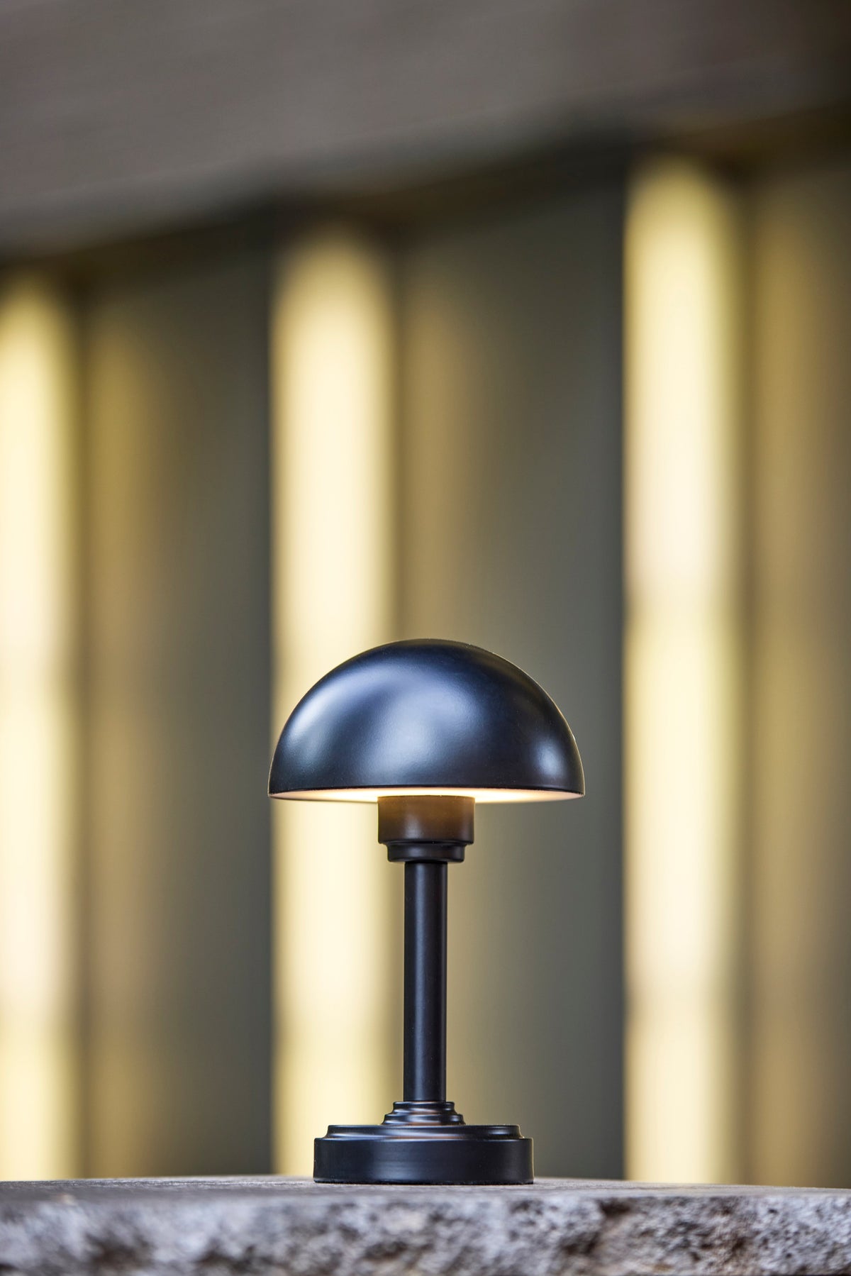 Ollie LED Cordless Table Lamp- Black