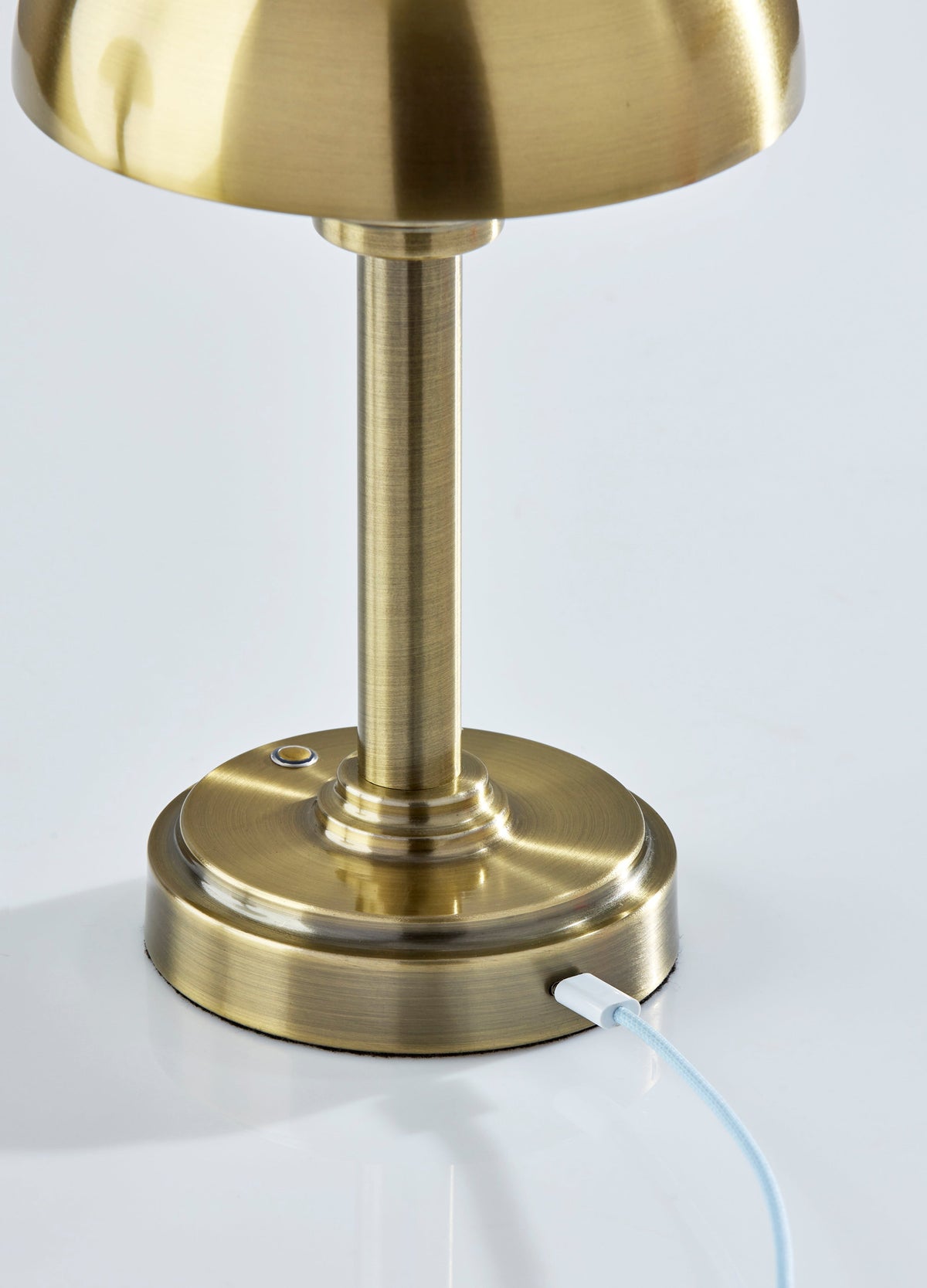 Ollie LED Cordless Table Lamp- Antique Brass