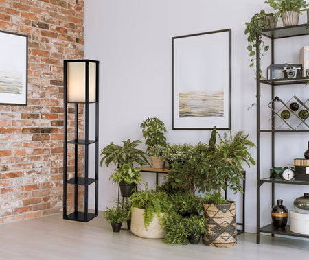 Titan Tall Shelf Floor Lamp