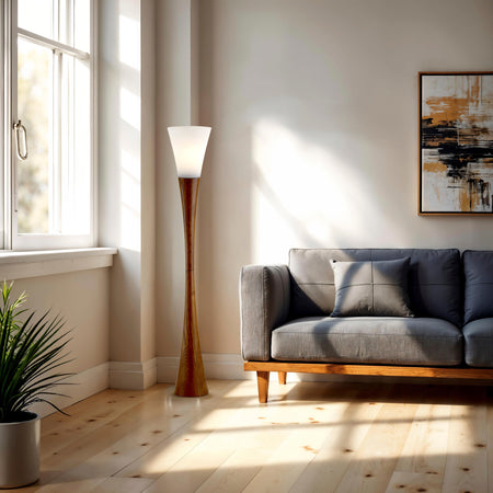 Espresso Floor Lamp