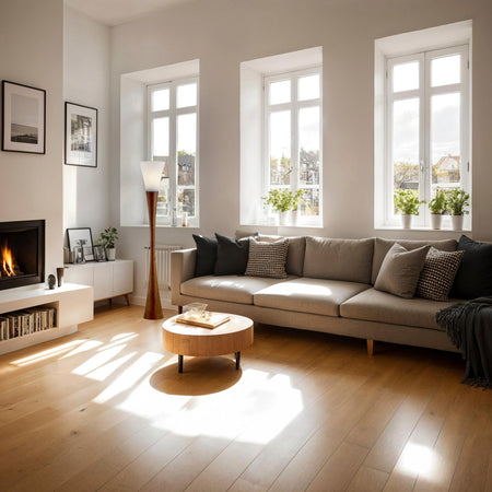 Espresso Floor Lamp