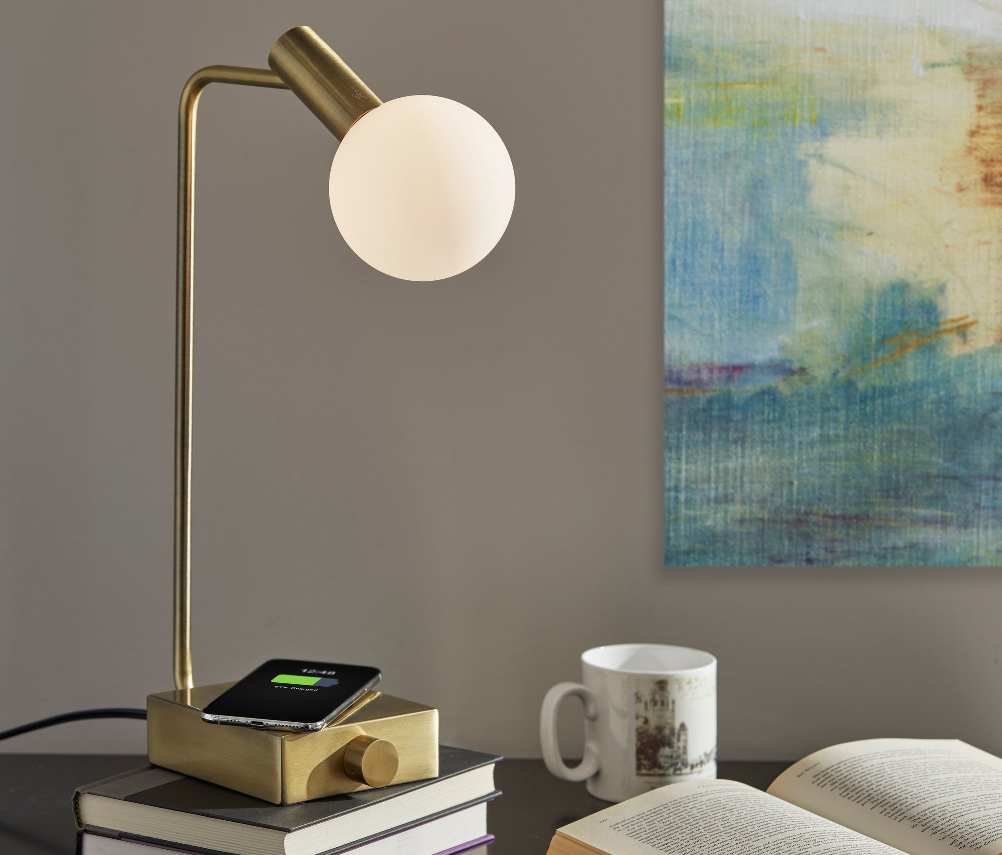 Windsor AdessoCharge LED Desk Lamp