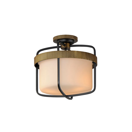 Ruffles 3-Light Semi Flush Mount