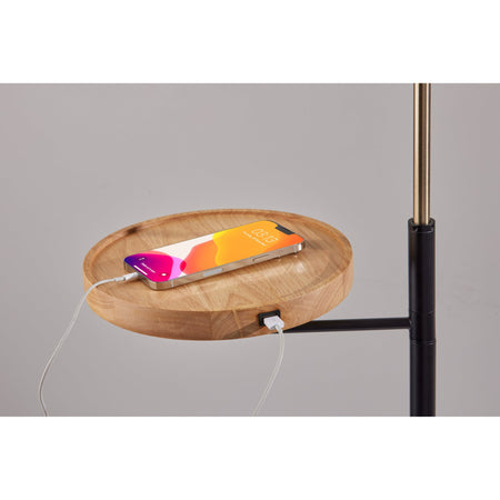 Jeffrey Shelf Floor Lamp