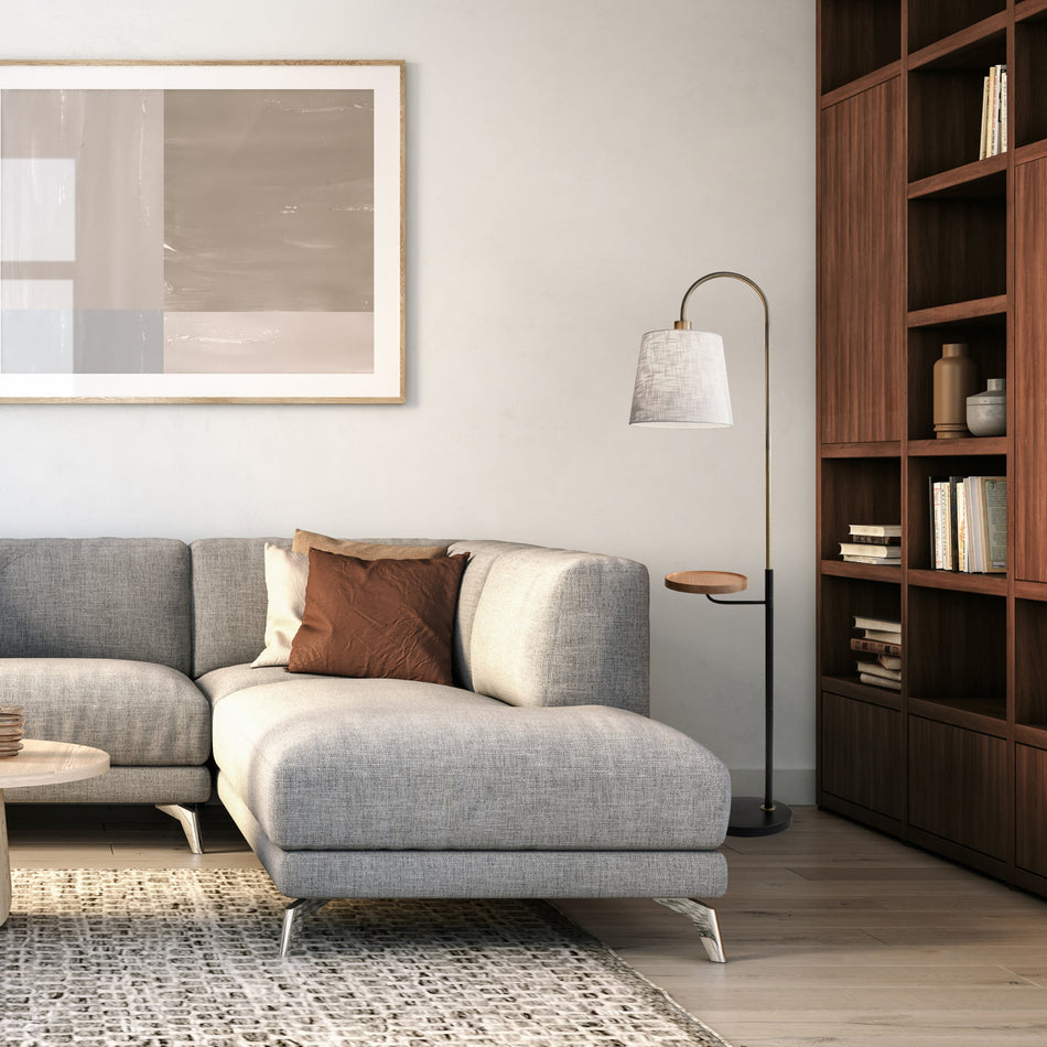 Jeffrey Shelf Floor Lamp