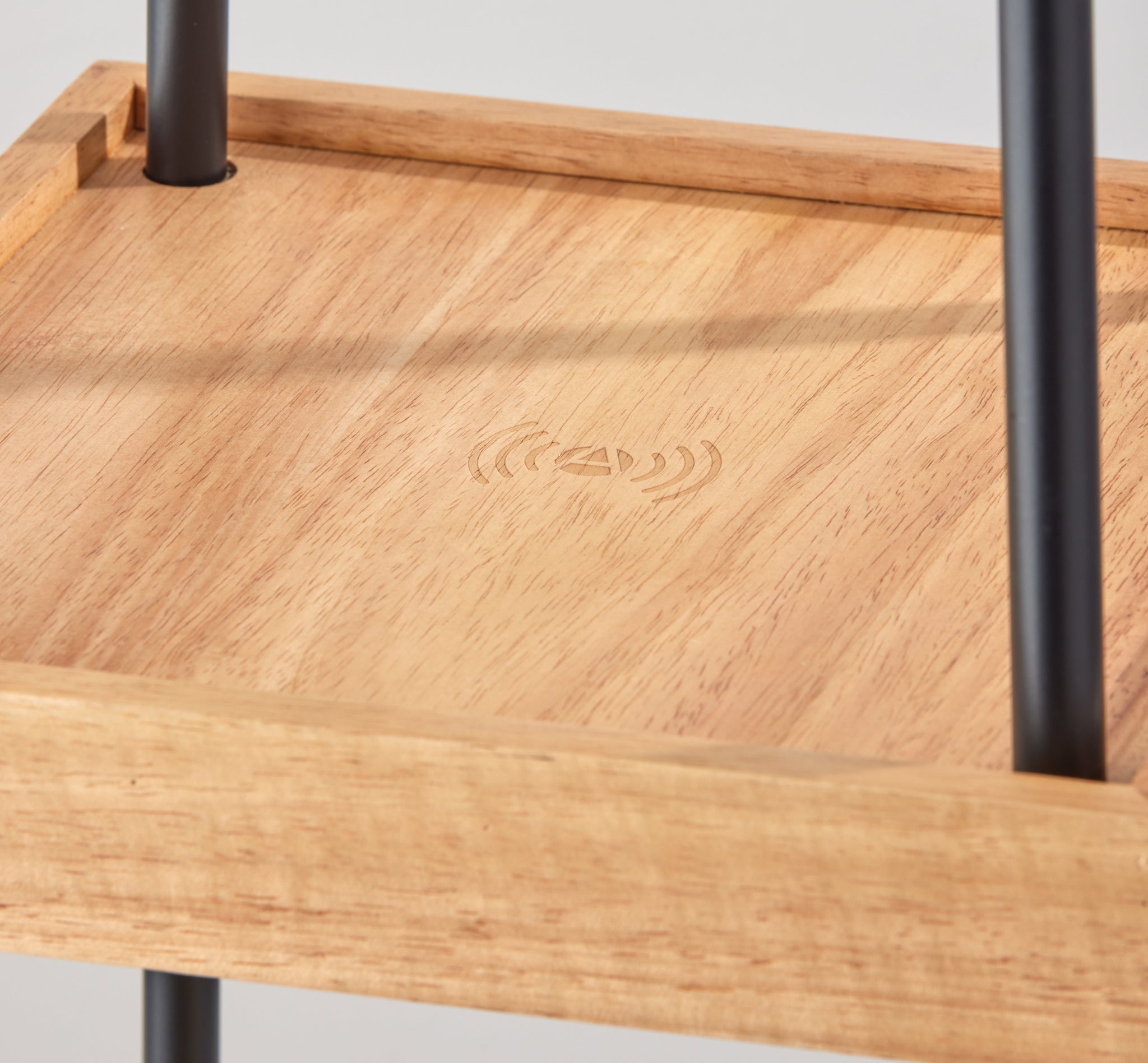 Henry AdessoCharge Shelf Floor Lamp- Natural