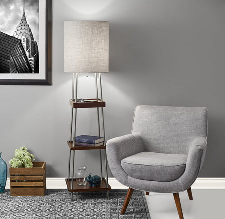 Henry AdessoCharge Shelf Floor Lamp