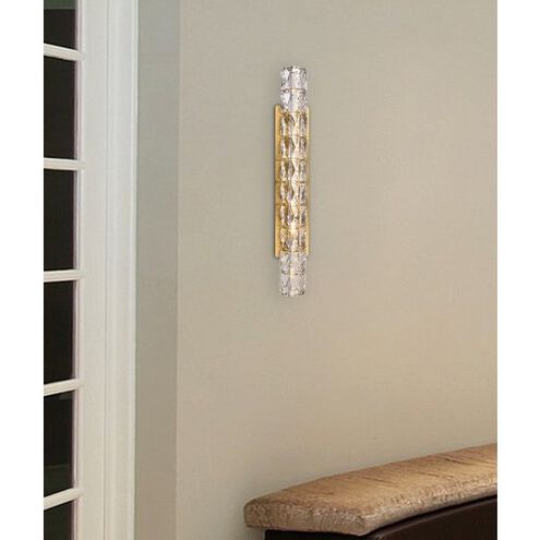 Valetta 30 inch LED linear wall sconce in gold by Elegant