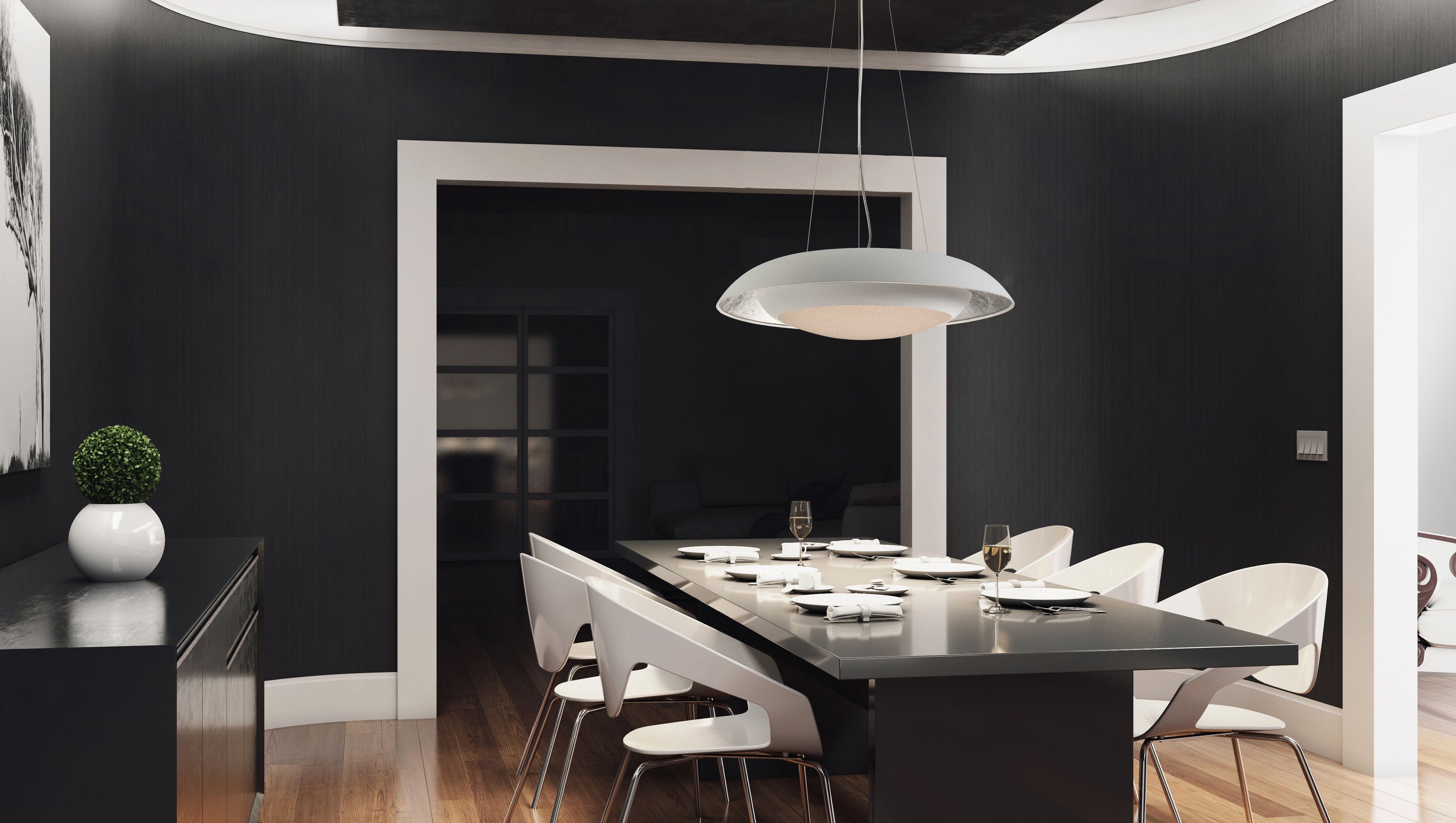 Iris 24" LED Pendant