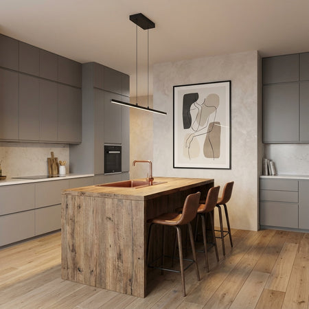 Artika 36PDT-DEC-BLTE10-J Delta 17W Black Pendant