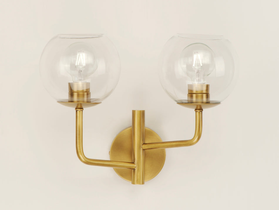 Branch 2-Light Wall Sconce