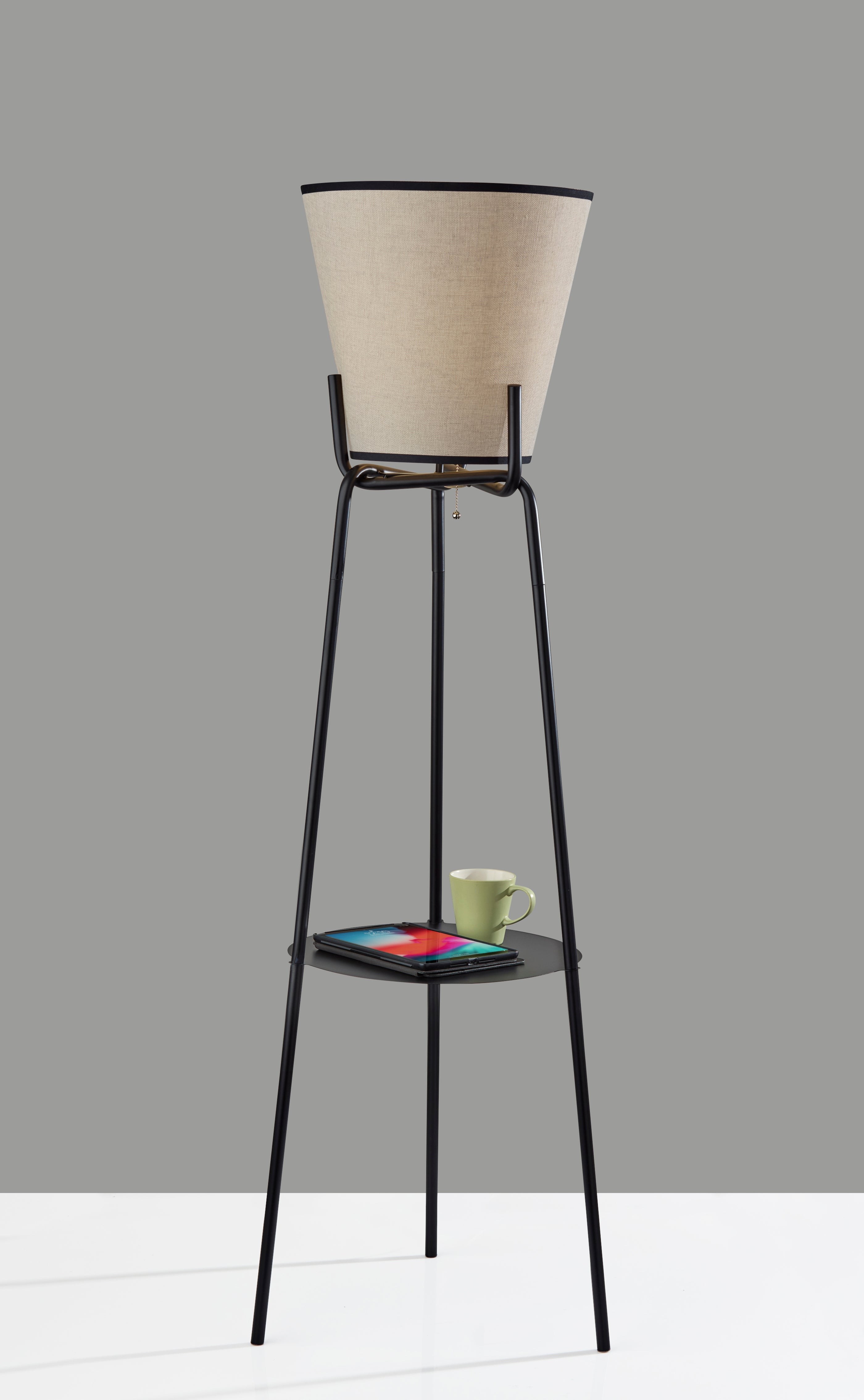 Zeek Shelf Floor Lamp
