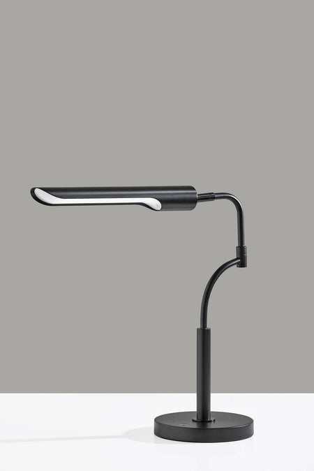 Zane LED Desk Lamp w. Smart Switch- Black