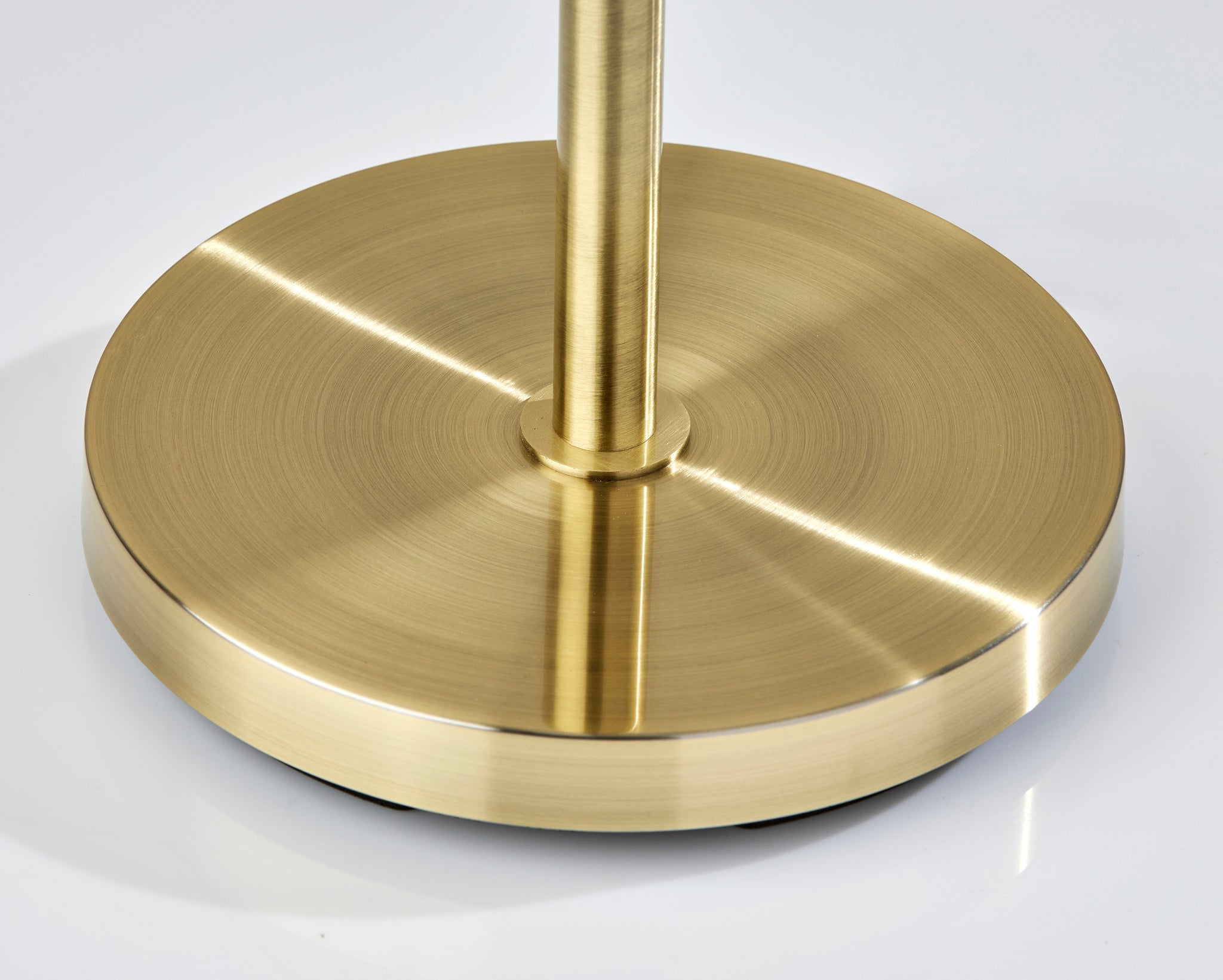 Zane LED Floor Lamp w. Smart Switch- Antique Brass