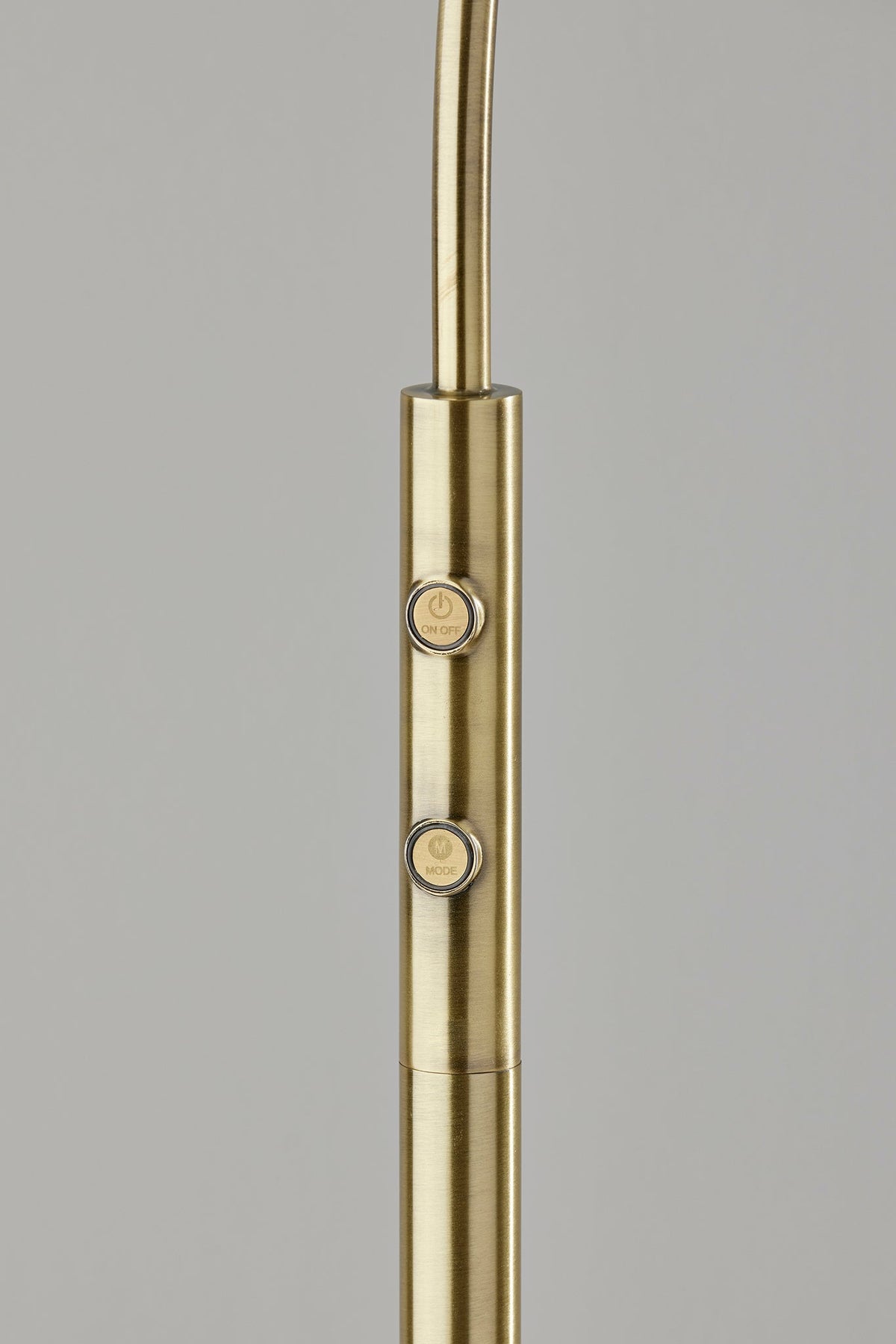 Zane LED Floor Lamp w. Smart Switch- Antique Brass