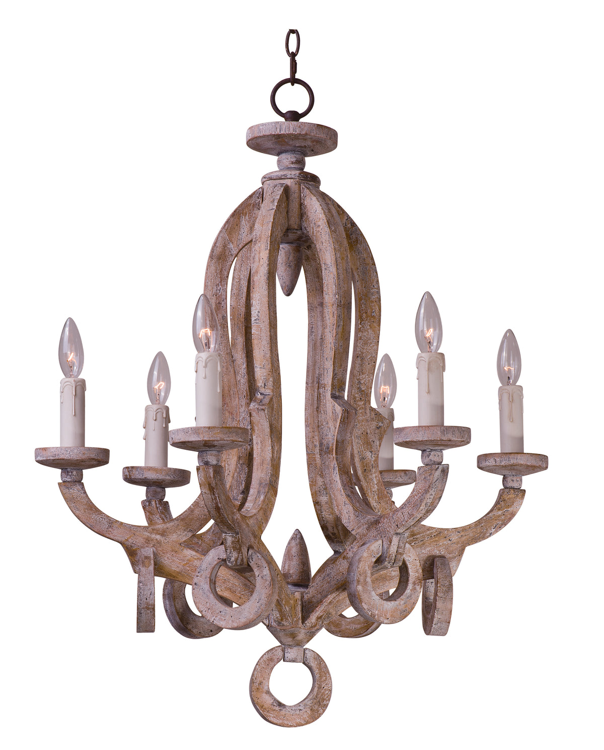 Olde World 6-Light Chandelier