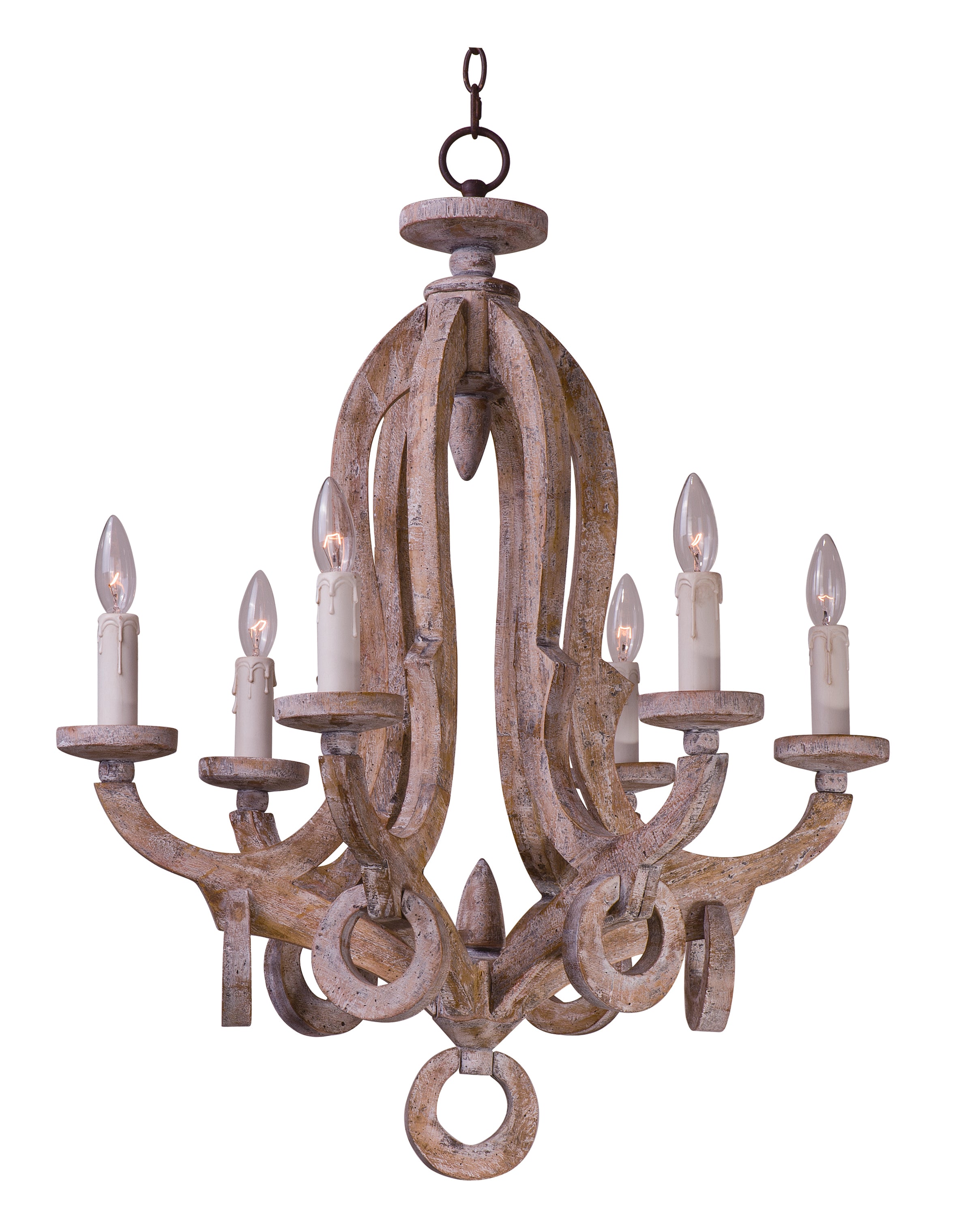 Olde World 6-Light Chandelier