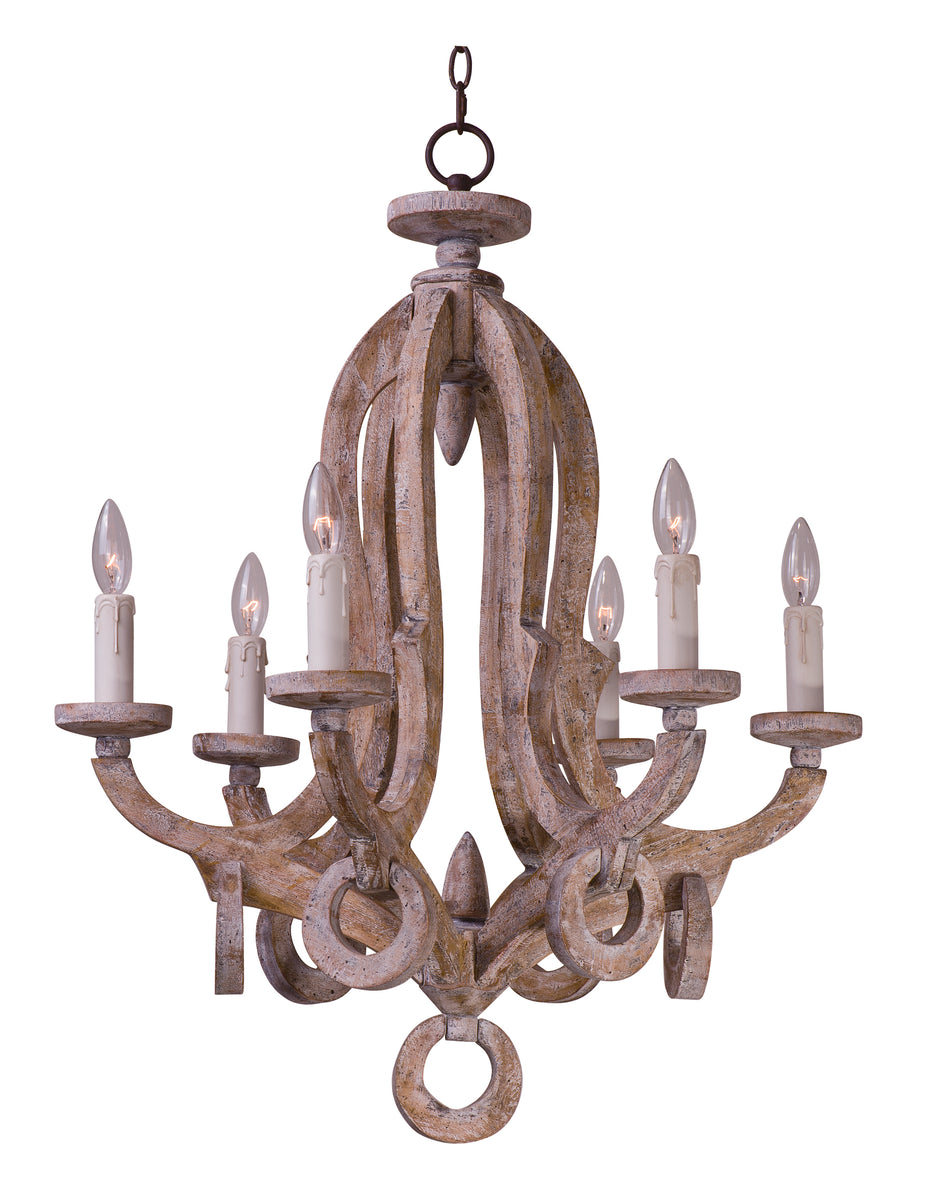 Olde World 6-Light Chandelier