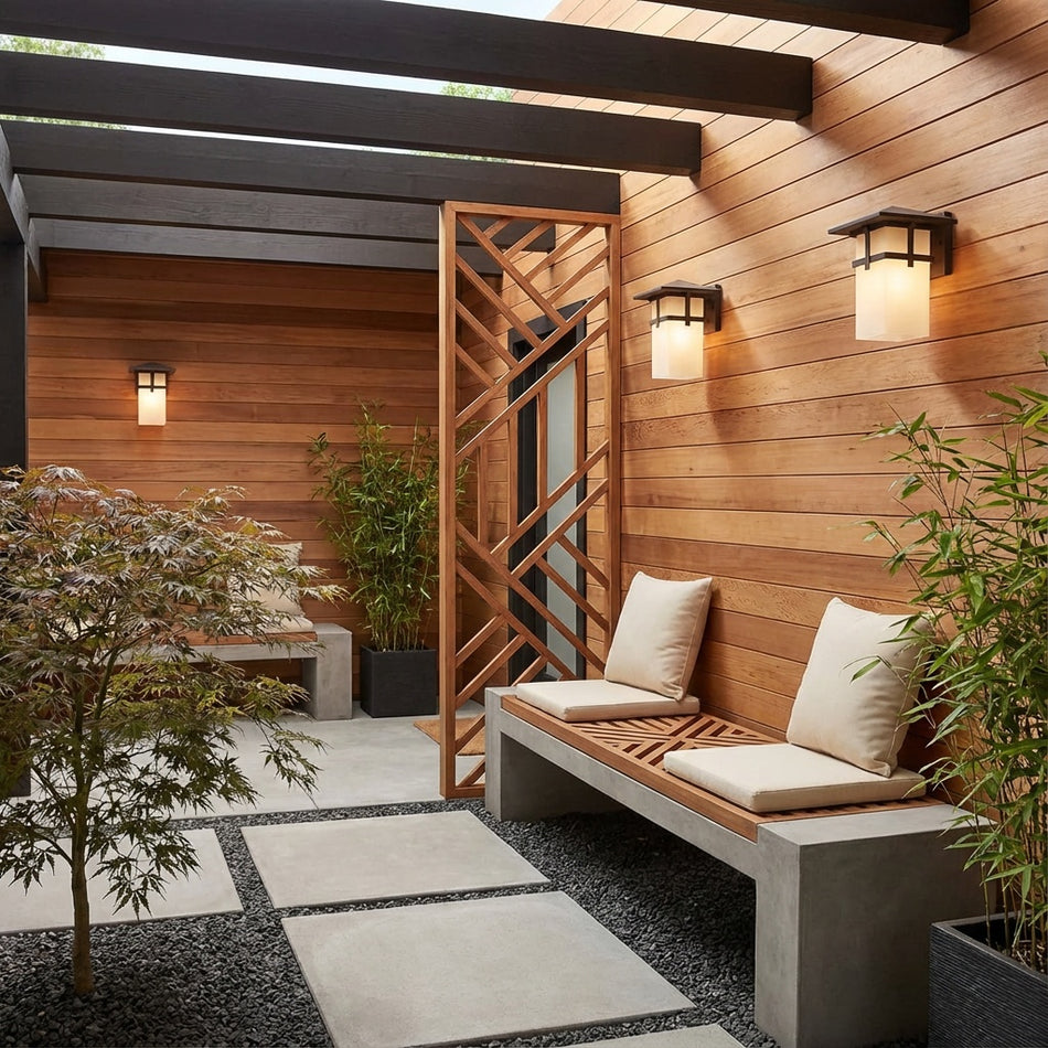 Trans Globe Lighting 40012 AR 14-Inch Mission Wall Lantern