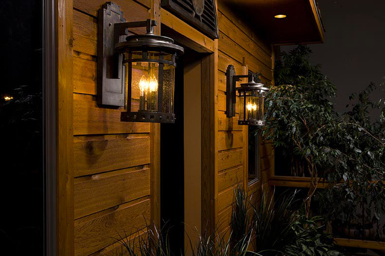 Santa Barbara VX 3-Light Outdoor Wall Lantern