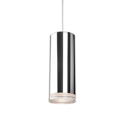 Cameo 1 Head Chrome LED Pendant by KUZCO