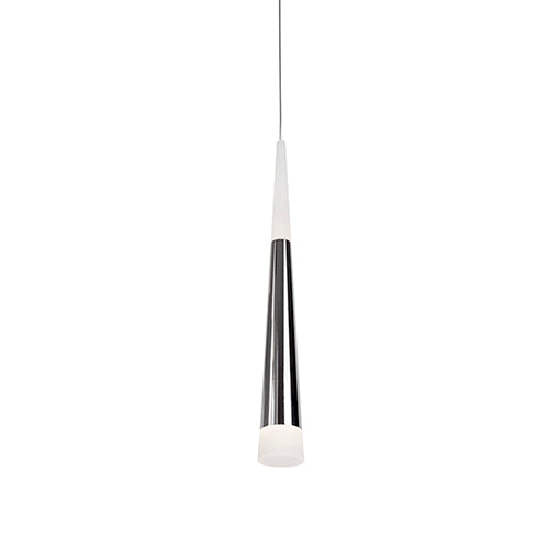 Ultra 2-in Chrome LED Pendant by KUZCO