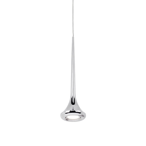 Bach 5-in Chrome LED Pendant by KUZCO