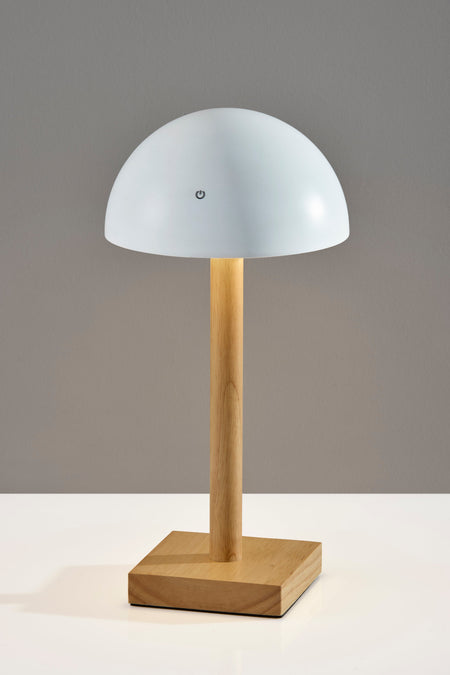 Nash LED Cordless Table Lamp- White