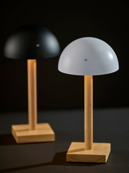 Nash LED Cordless Table Lamp- White