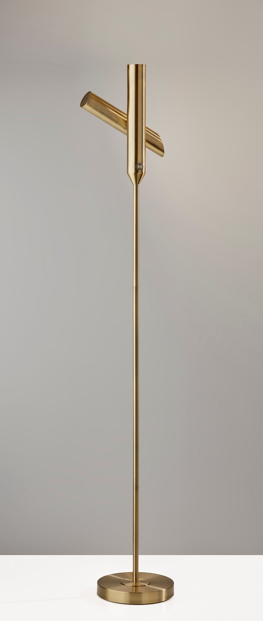 Vega Torchiere- Antique Brass