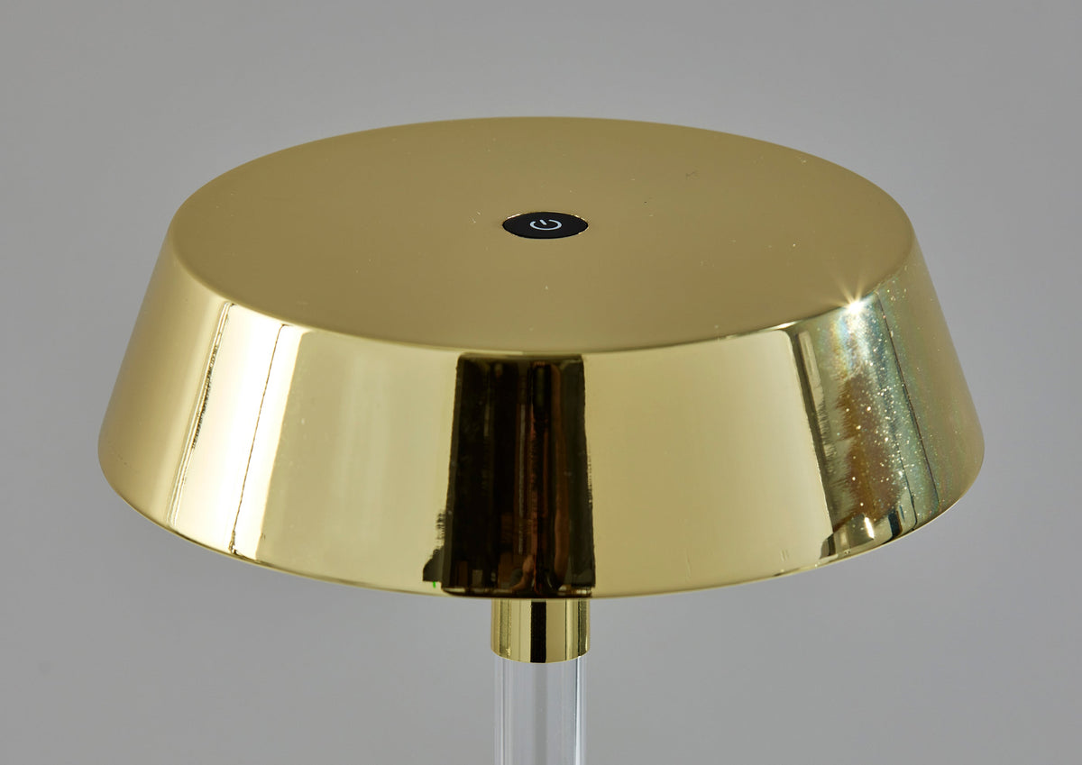 Orla LED Cordless Table Lamp- Gold