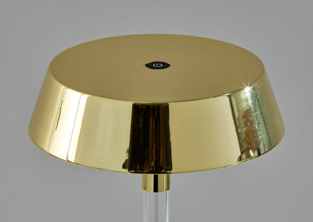 Orla LED Cordless Table Lamp- Gold