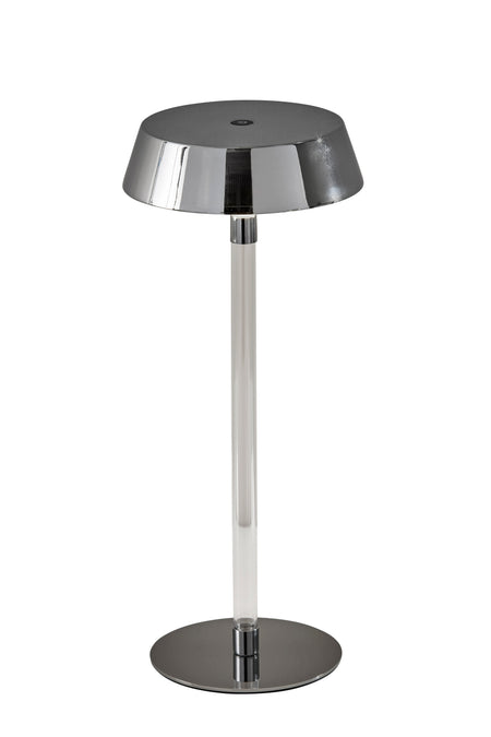 Orla LED Cordless Table Lamp- Chrome
