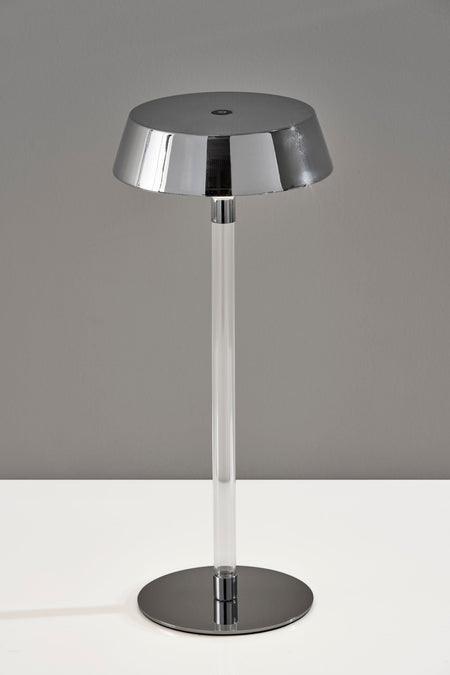 Orla LED Cordless Table Lamp- Chrome