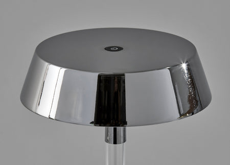 Orla LED Cordless Table Lamp- Chrome