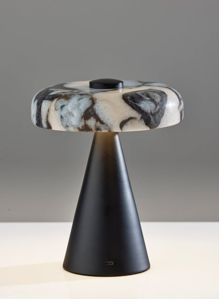 Randy LED Cordless Table Lamp- Black