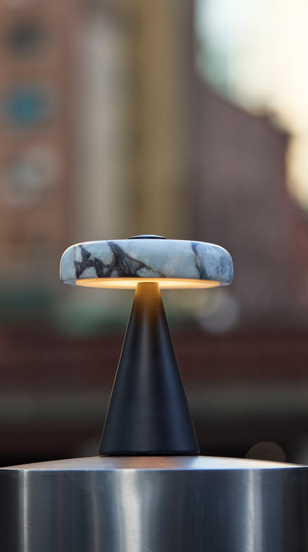 Randy LED Cordless Table Lamp- Black