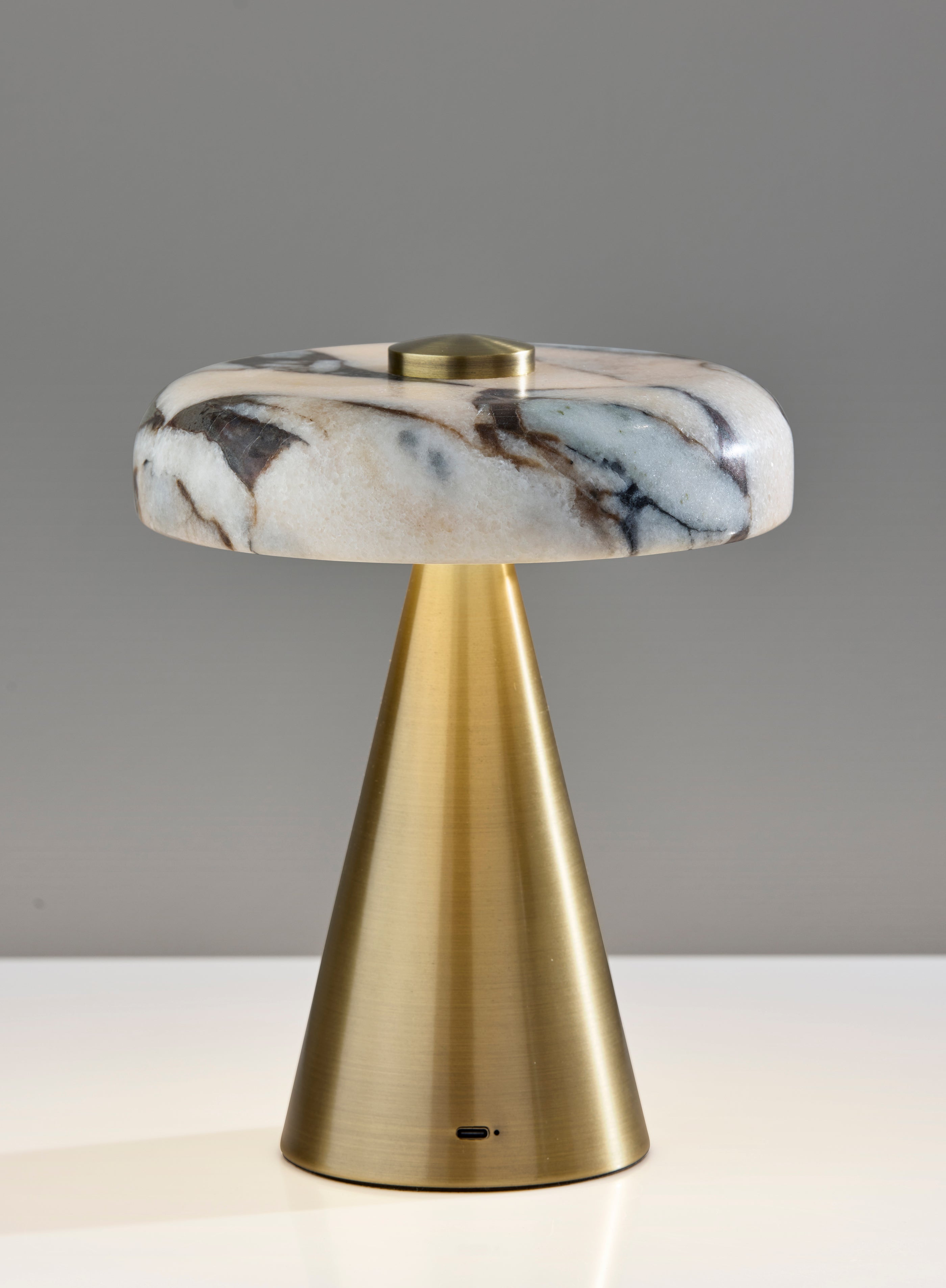 Randy LED Cordless Table Lamp- Antique Brass