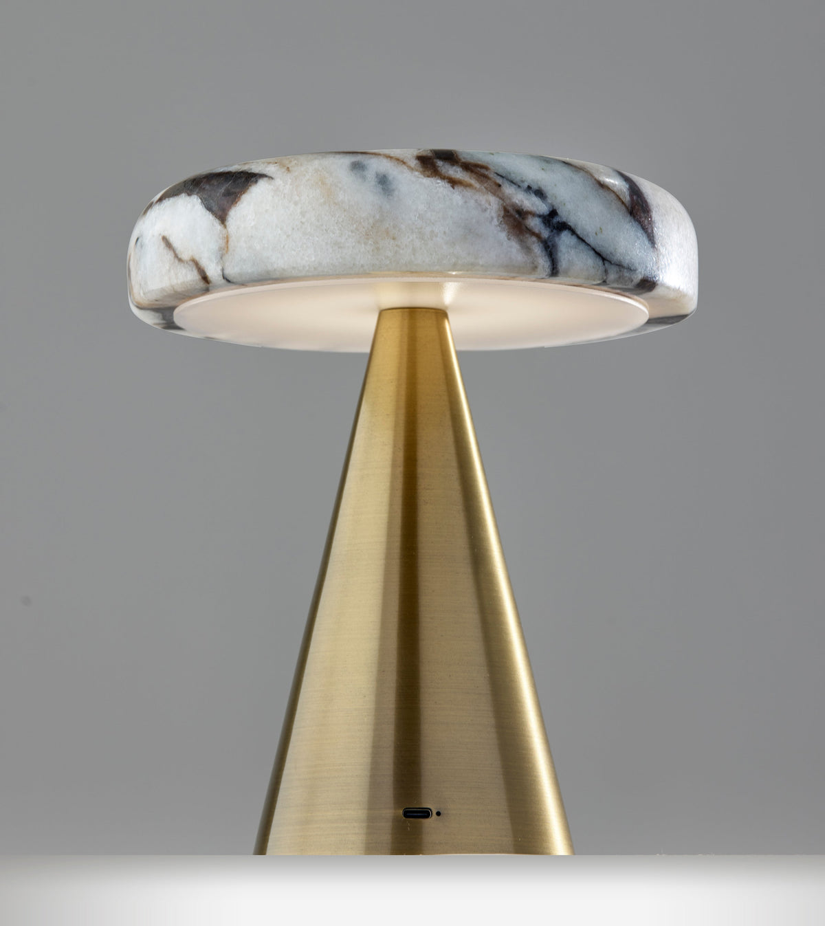 Randy LED Cordless Table Lamp- Antique Brass