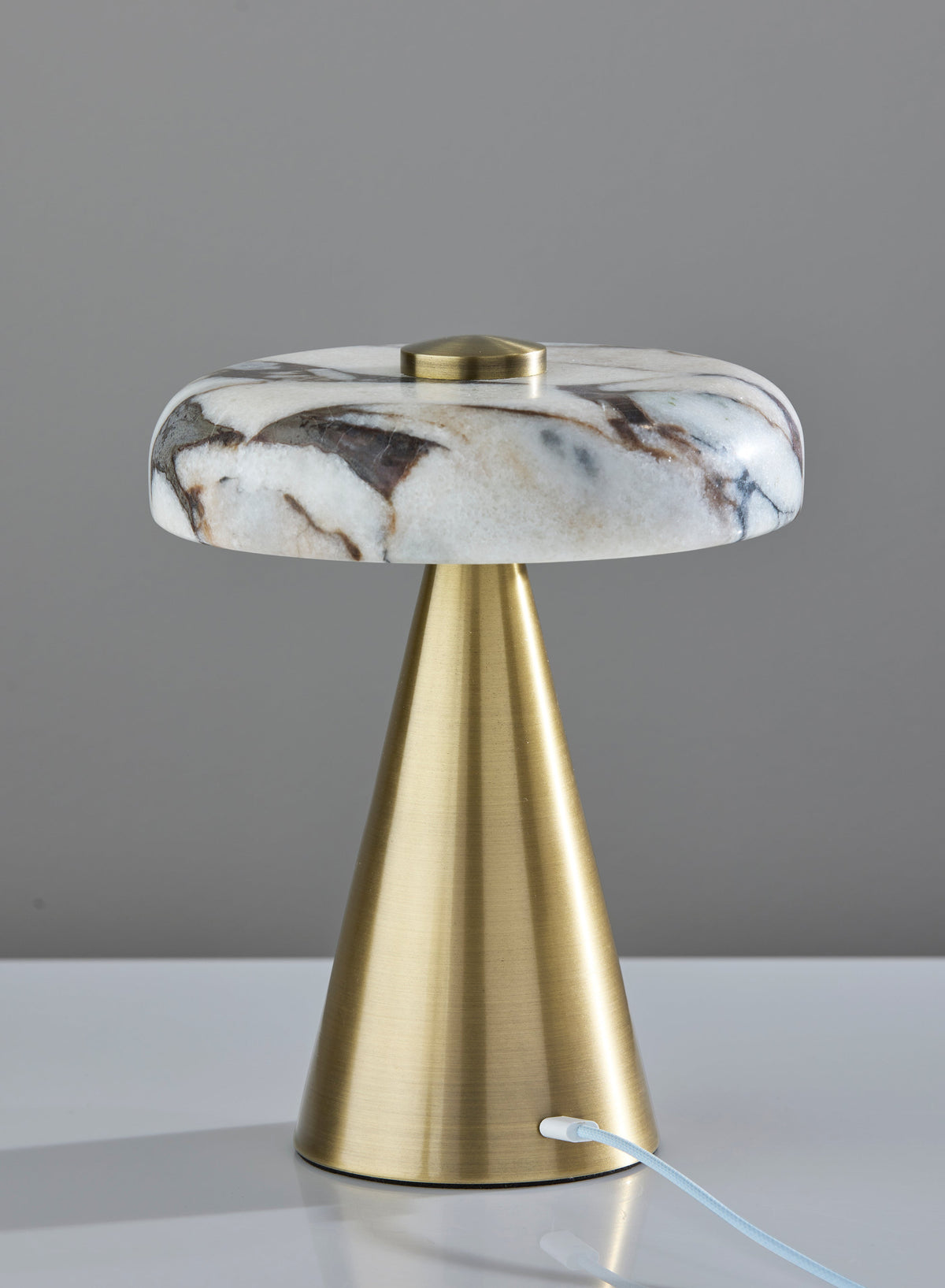 Randy LED Cordless Table Lamp- Antique Brass