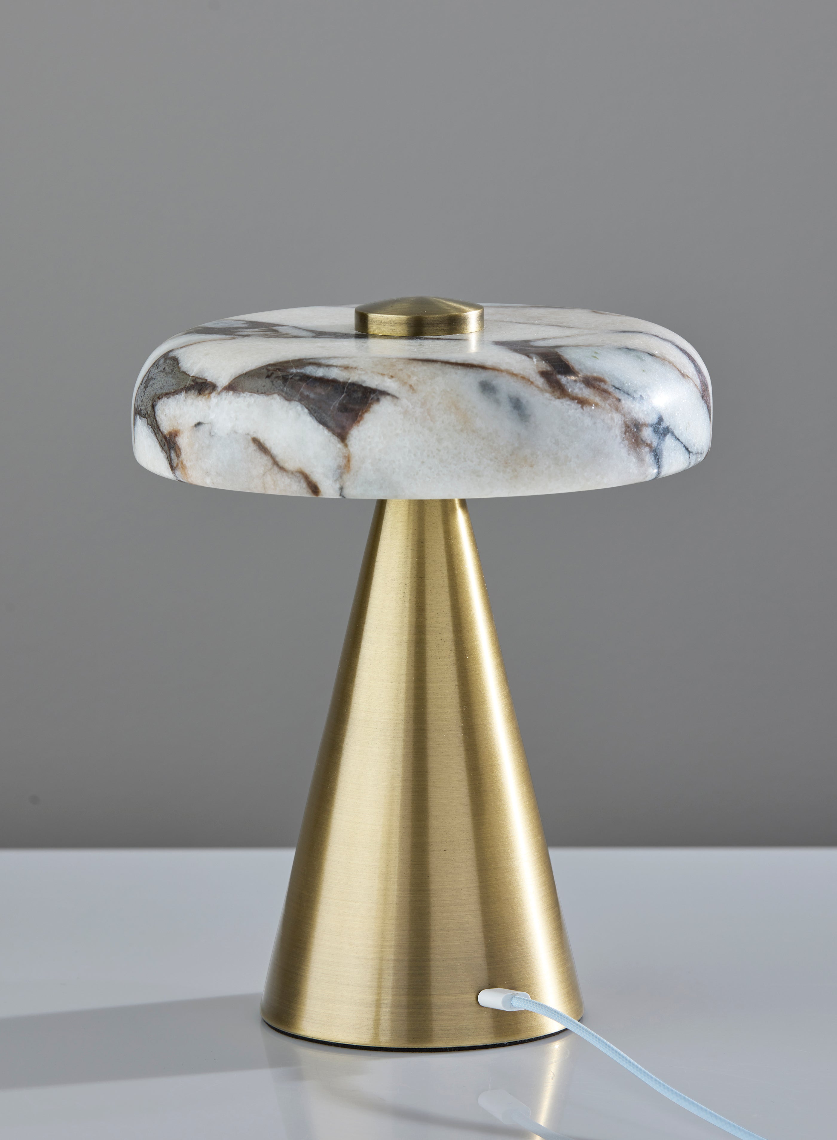 Randy LED Cordless Table Lamp- Antique Brass